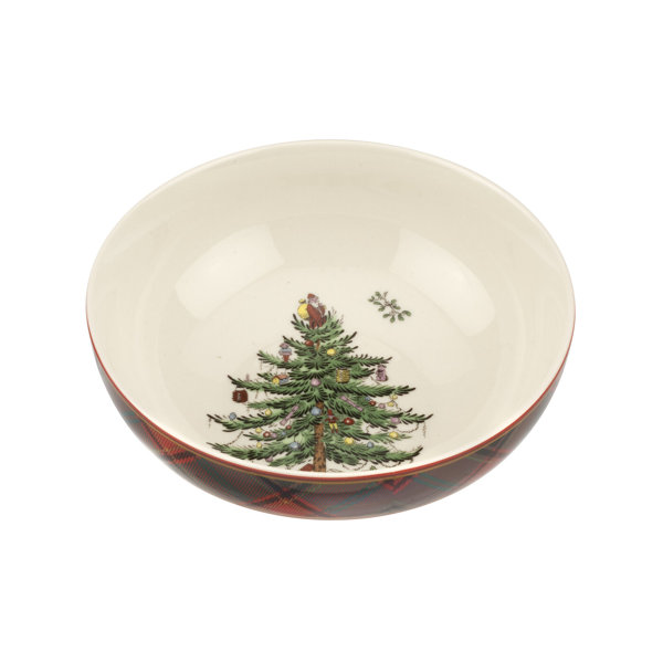 Spode Christmas Tree 4 Piece Ceramic Decorative Bowl Set in White Wayfair